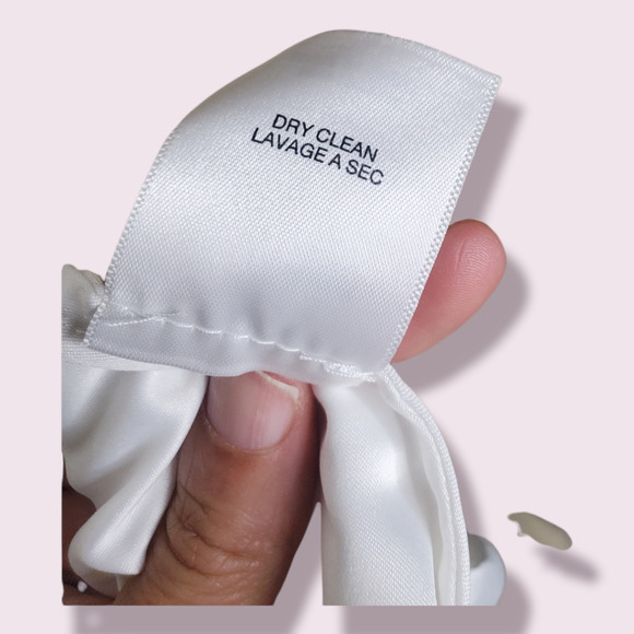 BHLDN Badgley Mischka Heather Ivory Wedding Gown Ruffled Back Women's Size 0 - Picture 12 of 13